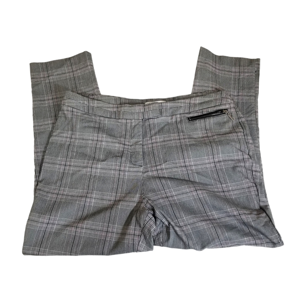 Cleo plus size 16 viscose blend plaid pants